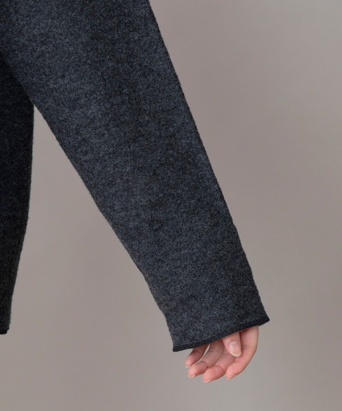 Munich(ミューニック)の「ボイルドブークレジャージー ラグランスリーブフーディー(パーカー・レディース・チャコールグレー/ブルー/アイボリー・FREE)」の20枚目の写真