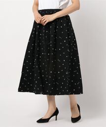 Samansa Mos2 | 角砂糖とスプーンの総刺繍スカート(スカート)