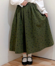 Samansa Mos2 | 角砂糖とスプーンの総刺繍スカート(スカート)