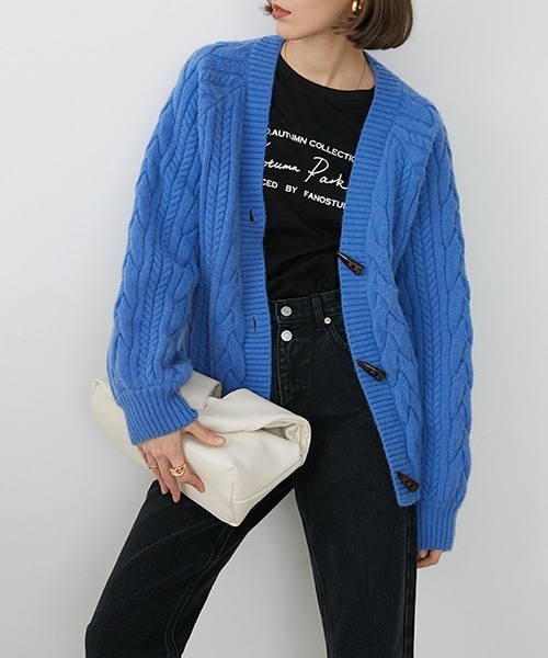 Fano Studios（ファノ ストゥディオズ）の「【Fano Studios】Straight silhouette hem damage denim pants FQ20K045（デニムパンツ・レディース・ブラック/ブルー・S/M/L）」の16枚目の写真