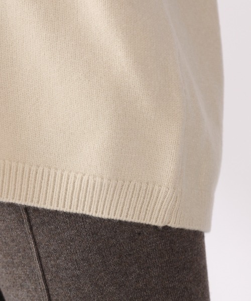 LOWRYS FARM(ローリーズファーム)の「VニットプルオーバーLS 920956(ニット/セーター・レディース・ブラック/グリーン/アイボリー・FREE)」の14枚目の写真