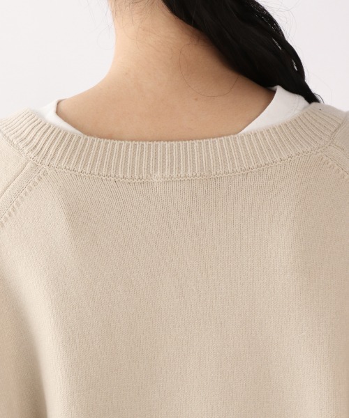 LOWRYS FARM(ローリーズファーム)の「VニットプルオーバーLS 920956(ニット/セーター・レディース・ブラック/グリーン/アイボリー・FREE)」の18枚目の写真