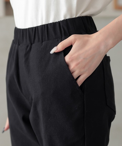 osharewalker（オシャレウォーカー）の「『異素材切り替えレギパン』（その他パンツ・レディース・ブラック・1/2）」の16枚目の写真