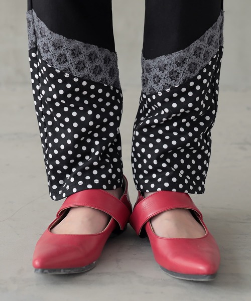 osharewalker（オシャレウォーカー）の「『異素材切り替えレギパン』（その他パンツ・レディース・ブラック・1/2）」の17枚目の写真