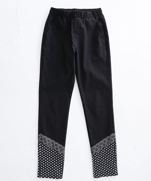 osharewalker（オシャレウォーカー）の「『異素材切り替えレギパン』（その他パンツ・レディース・ブラック・1/2）」の22枚目の写真