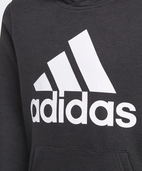 adidas（アディダス）の「adidas エッセンシャルズ パーカー [adidas Essentials Hoodie] アディダス  (キッズ／子供用)（パーカー・キッズ・ヘザーグレー/ブラック×ホワイト/グレー×サックスブルー/グレー系その他/ロイヤルブルー/ダークネイビー・120/140/150/130/160/100/110）」の9枚目の写真