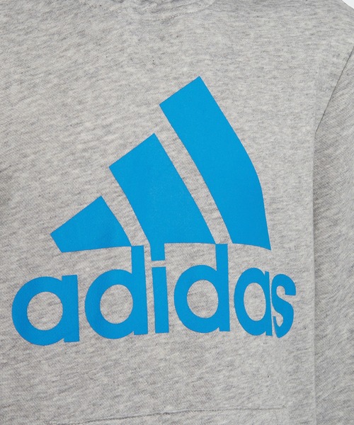 adidas（アディダス）の「adidas エッセンシャルズ パーカー [adidas Essentials Hoodie] アディダス  (キッズ／子供用)（パーカー・キッズ・ヘザーグレー/ブラック×ホワイト/グレー×サックスブルー/グレー系その他/ロイヤルブルー/ダークネイビー・120/140/150/130/160/100/110）」の18枚目の写真