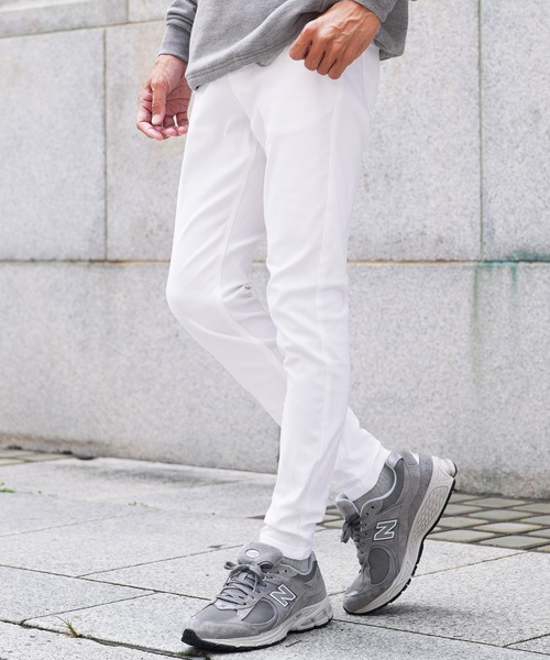 roshell（ロシェル）の「ハイパーストレッチ スキニーパンツ（チノパンツ・メンズ・ブラック/ブラック系その他/グレー/ホワイト/ベージュ/ネイビー/ライトベージュ/グリーン系その他・SMALL/MEDIUM/LARGE/X-LARGE）」の2枚目の写真