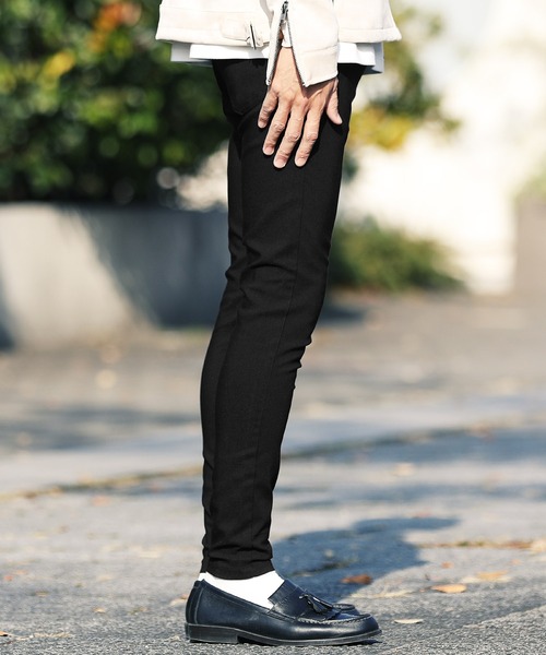 roshell（ロシェル）の「ハイパーストレッチ スキニーパンツ（チノパンツ・メンズ・ブラック/ブラック系その他/グレー/ホワイト/ベージュ/ネイビー/ライトベージュ/グリーン系その他・SMALL/MEDIUM/LARGE/X-LARGE）」の10枚目の写真