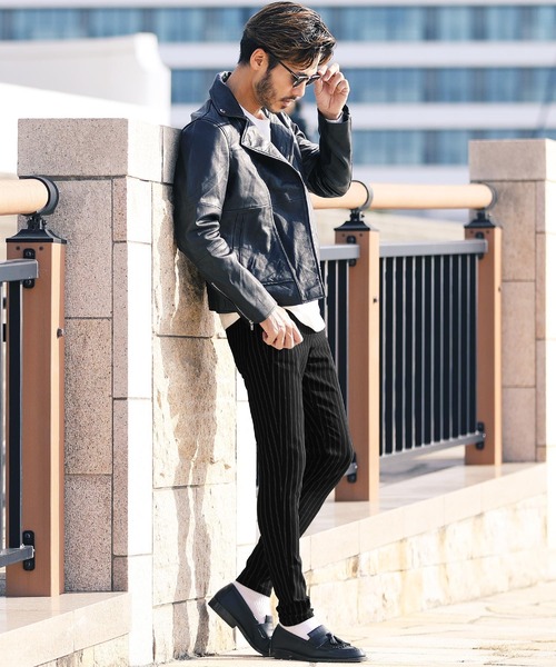 roshell（ロシェル）の「ハイパーストレッチ スキニーパンツ（チノパンツ・メンズ・ブラック/ブラック系その他/グレー/ホワイト/ベージュ/ネイビー/ライトベージュ/グリーン系その他・SMALL/MEDIUM/LARGE/X-LARGE）」の21枚目の写真