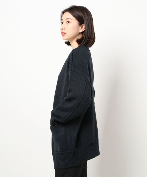 LOWRYS FARM(ローリーズファーム)の「3GミドルカーデLS 929854(カーディガン/ボレロ・レディース・ベージュ/ネイビー/ブラウン/グリーン・FREE)」の6枚目の写真