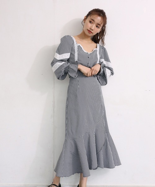 one after another NICE CLAUP（ワンアフターアナザーナイスクラップ）の「アソートブラウス（シャツ/ブラウス・レディース・チェック/オフホワイト/サックスブルー/ブラック・FREE）」の9枚目の写真