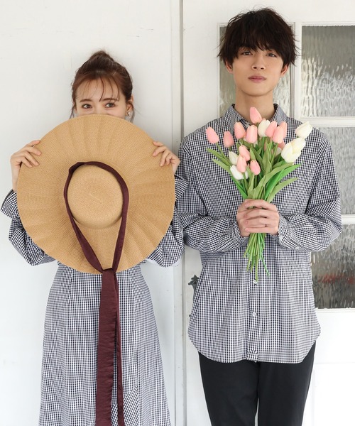 one after another NICE CLAUP（ワンアフターアナザーナイスクラップ）の「アソートブラウス（シャツ/ブラウス・レディース・チェック/オフホワイト/サックスブルー/ブラック・FREE）」の14枚目の写真