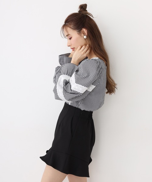 one after another NICE CLAUP（ワンアフターアナザーナイスクラップ）の「アソートブラウス（シャツ/ブラウス・レディース・チェック/オフホワイト/サックスブルー/ブラック・FREE）」の16枚目の写真