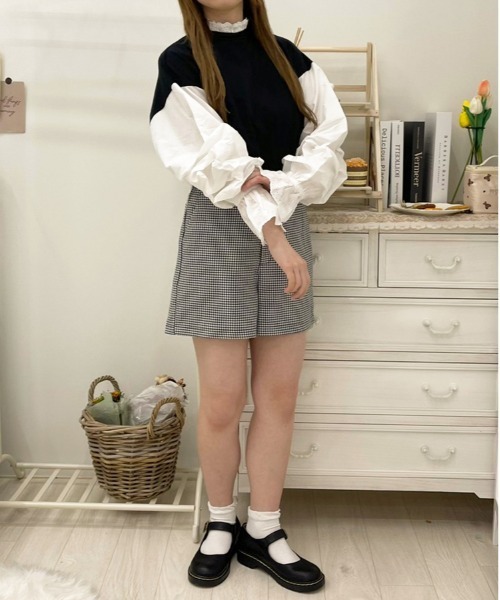 apres jour（アプレジュール）の「ミニ裏毛スカラップレーストップス【ZOZOTOWN限定アイテム】（Tシャツ/カットソー・レディース・オフホワイト/ミント/ブラック・フリー/X-LARGE）」の16枚目の写真