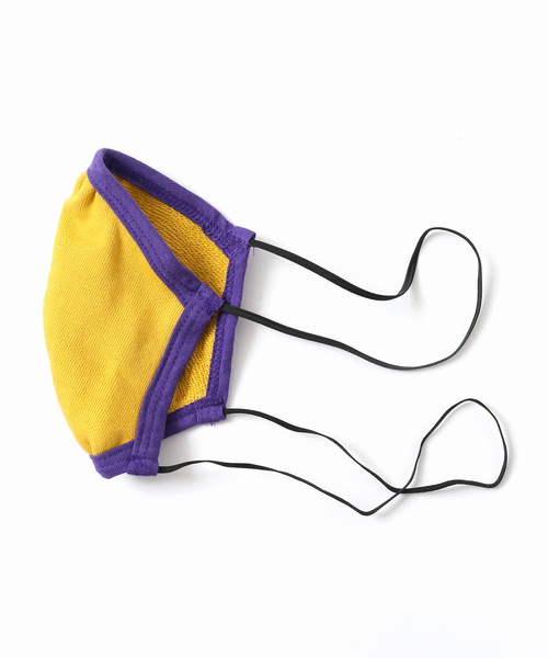 JOURNAL STANDARD（ジャーナルスタンダード）の「【LA APPAREL / ロサンゼルスアパレル】Yellow/Purple マスク（マスク・メンズ・イエロー・FREE）」の2枚目の写真