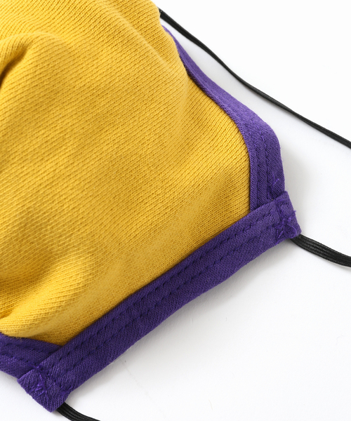JOURNAL STANDARD（ジャーナルスタンダード）の「【LA APPAREL / ロサンゼルスアパレル】Yellow/Purple マスク（マスク・メンズ・イエロー・FREE）」の4枚目の写真