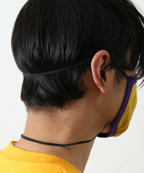 JOURNAL STANDARD（ジャーナルスタンダード）の「【LA APPAREL / ロサンゼルスアパレル】Yellow/Purple マスク（マスク・メンズ・イエロー・FREE）」の9枚目の写真