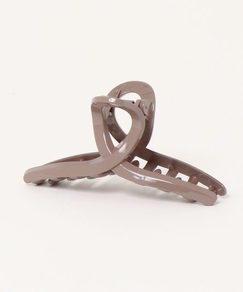 minia（ミニア）の「ラインバンスクリップ　◇（バレッタ/ヘアクリップ・レディース・モカ/ホワイト/クリア/ブラウン/ピンクベージュ・FREE）」の8枚目の写真