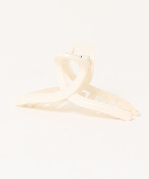 minia（ミニア）の「ラインバンスクリップ　◇（バレッタ/ヘアクリップ・レディース・モカ/ホワイト/クリア/ブラウン/ピンクベージュ・FREE）」の9枚目の写真