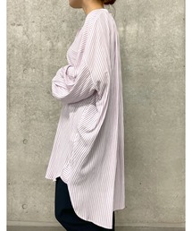 RIVE DROITE | ストライプチュニックシャツ(シャツ/ブラウス)