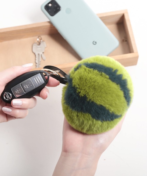 フワフワ果物野菜 ファーチャーム アボカド ナス チェリー オレンジ