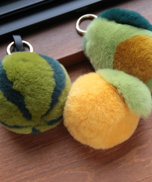 フワフワ果物野菜 ファーチャーム アボカド ナス チェリー オレンジ