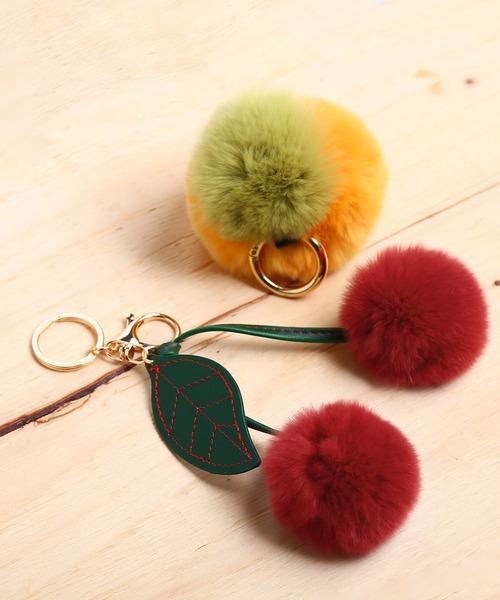 フワフワ果物野菜 ファーチャーム アボカド ナス チェリー オレンジ