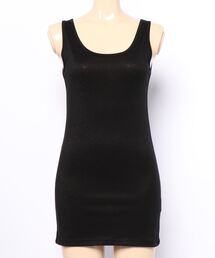 Q | ラメスリムタンク(タンクトップ)