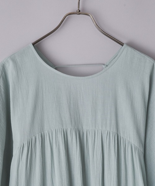 CIAOPANIC(チャオパニック)の「バックオープンティアードワンピース(ワンピース・レディース・サックスブルー/ピンク/ホワイト・FREE)」の7枚目の写真