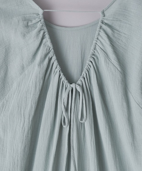 CIAOPANIC(チャオパニック)の「バックオープンティアードワンピース(ワンピース・レディース・サックスブルー/ピンク/ホワイト・FREE)」の10枚目の写真