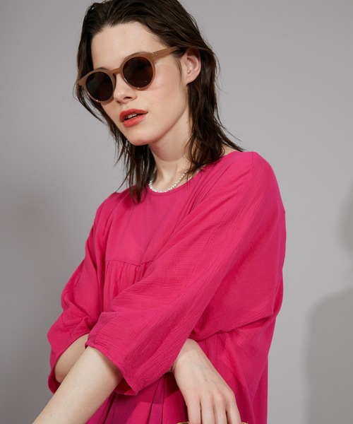 CIAOPANIC(チャオパニック)の「バックオープンティアードワンピース(ワンピース・レディース・サックスブルー/ピンク/ホワイト・FREE)」の18枚目の写真