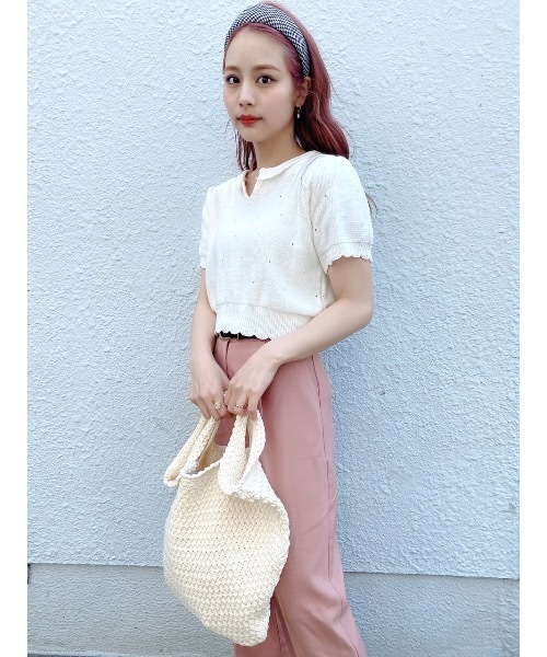 jumelle（ジュメロ）の「ニットハンドバッグ（ハンドバッグ・レディース・A・FREE）」の7枚目の写真