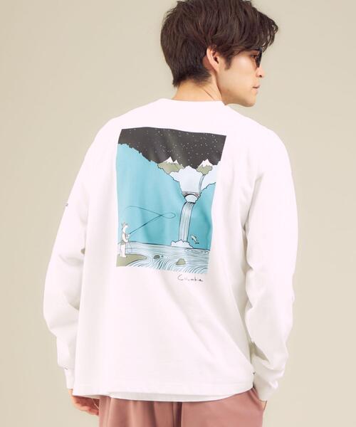 Columbia（コロンビア）の「[ コロンビア ] Columbia × Jonas Claesson LAKE ロンT（Tシャツ/カットソー・メンズ・ホワイト/その他1/その他2・M/L）」の3枚目の写真