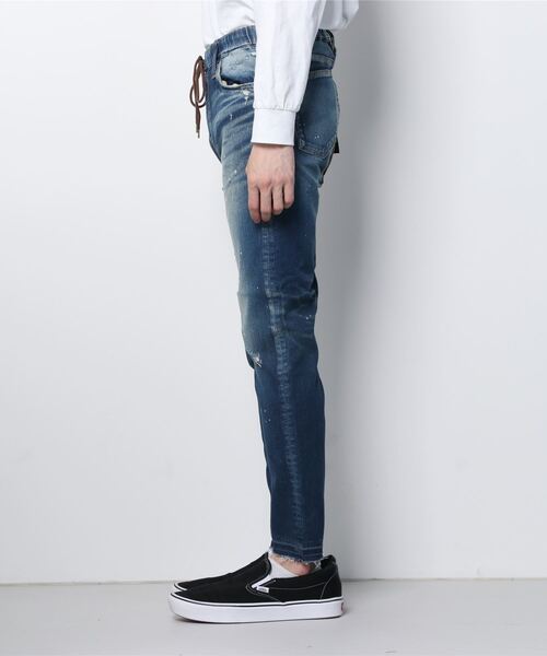 surt(サート)の「SURT/サート/RE POCKET DENIM/リメイクポケットデニム(デニムパンツ・メンズ・インディゴブルー・SMALL/MEDIUM/LARGE/X-LARGE/X-SMALL)」の17枚目の写真