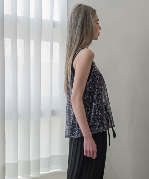 UNE MANSION(ユヌマンション)の「フラワーレースキャミソール(キャミソール・レディース・ブラック/ブルー/アイボリー・FREE)」の19枚目の写真