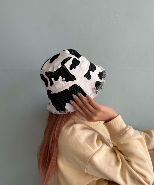 WEGO(ウィゴー)の「WEGO/フリンジバケットハット(ハット・レディース・ホワイト/ブラック/インディゴブルー/その他1/その他2/ホワイト系その他/その他3/その他4/ライトインディゴブルー/グレー/パープル・FREE)」の11枚目の写真