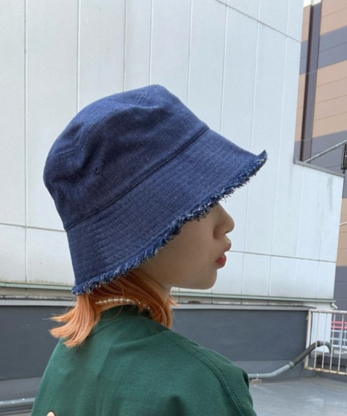 WEGO(ウィゴー)の「WEGO/フリンジバケットハット(ハット・レディース・ホワイト/ブラック/インディゴブルー/その他1/その他2/ホワイト系その他/その他3/その他4/ライトインディゴブルー/グレー/パープル・FREE)」の13枚目の写真