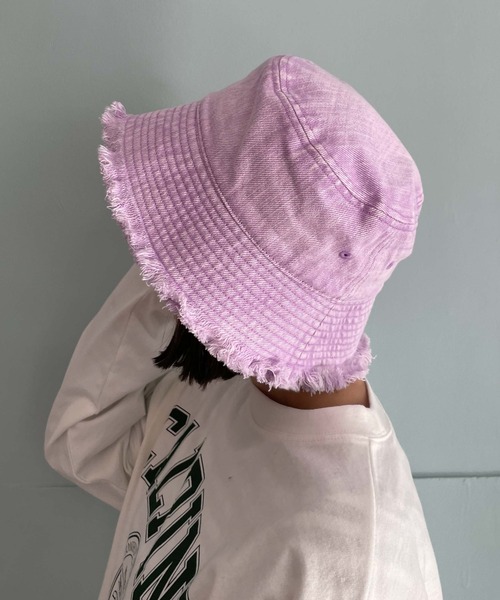 WEGO(ウィゴー)の「WEGO/フリンジバケットハット(ハット・レディース・ホワイト/ブラック/インディゴブルー/その他1/その他2/ホワイト系その他/その他3/その他4/ライトインディゴブルー/グレー/パープル・FREE)」の20枚目の写真