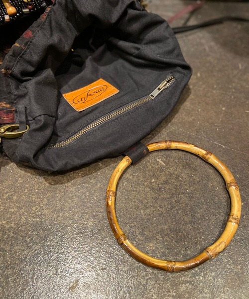 BEARDSLEY（ビアズリー）の「《imayin/イマイン》バッグ（ハンドバッグ・レディース・ブラック/ベージュ・FREE）」の5枚目の写真