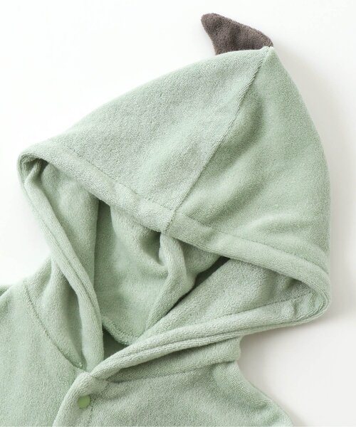 BREEZE（ブリーズ）の「恐竜なりきりロンパス（ロンパース・キッズ・アイボリー/ミント・80/70）」の5枚目の写真