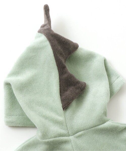 BREEZE（ブリーズ）の「恐竜なりきりロンパス（ロンパース・キッズ・アイボリー/ミント・80/70）」の6枚目の写真