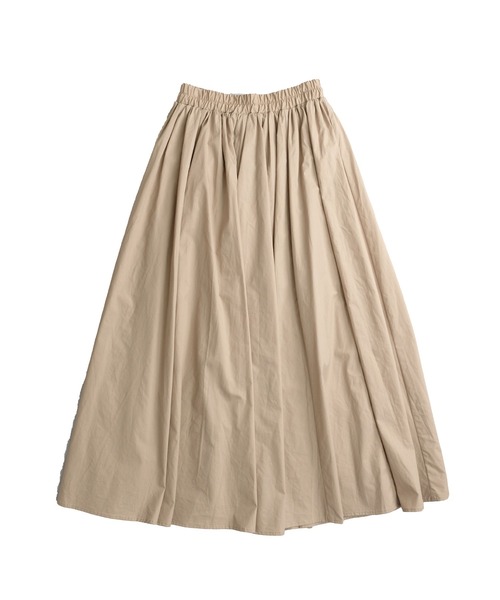 ANDJ(アンドジェイ)の「ブロードボリュームマキシスカート(スカート・レディース・イエロー/アイボリー/グレイッシュベージュ・M)」の18枚目の写真