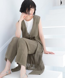 LAKOLE（ラコレ）の「パッチワークニットジレ / 947917（カーディガン/ボレロ）」