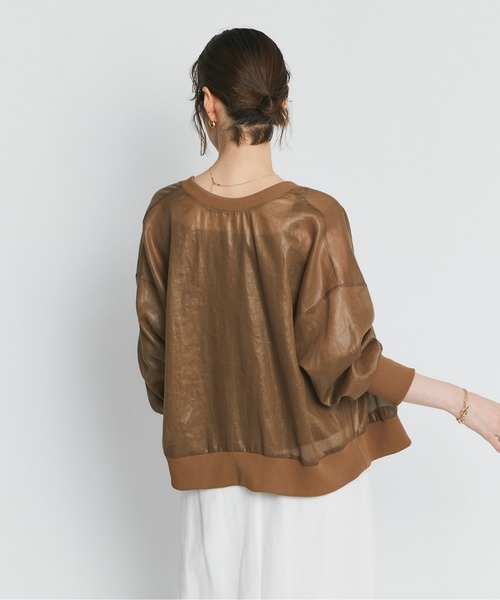 RIVE DROITE（リヴドロワ）の「ドライチンツブルゾン（ブルゾン・レディース・ブラウン・FREE）」の10枚目の写真