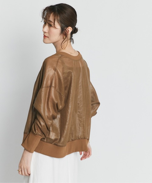 RIVE DROITE（リヴドロワ）の「ドライチンツブルゾン（ブルゾン・レディース・ブラウン・FREE）」の8枚目の写真