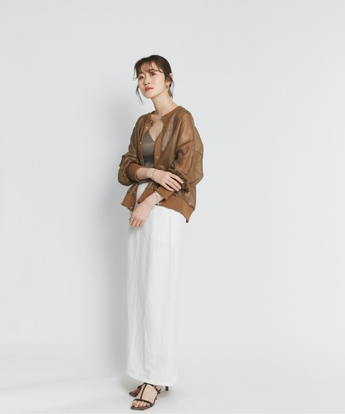 RIVE DROITE（リヴドロワ）の「ドライチンツブルゾン（ブルゾン・レディース・ブラウン・FREE）」の2枚目の写真