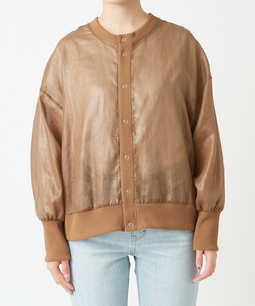 RIVE DROITE（リヴドロワ）の「ドライチンツブルゾン（ブルゾン・レディース・ブラウン・FREE）」の13枚目の写真