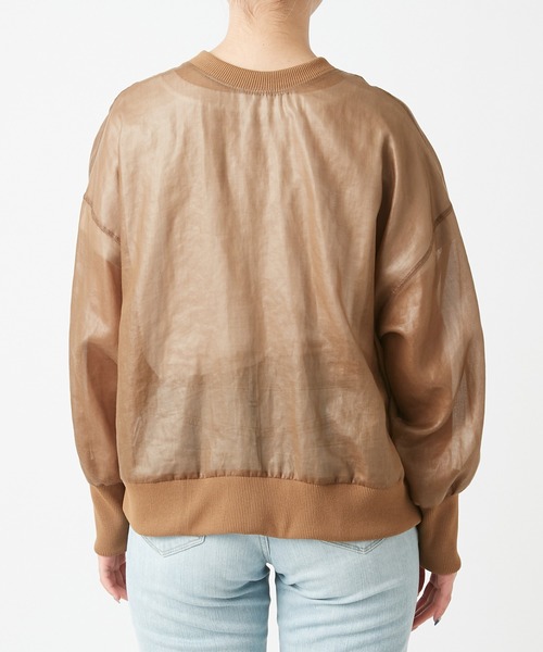 RIVE DROITE（リヴドロワ）の「ドライチンツブルゾン（ブルゾン・レディース・ブラウン・FREE）」の9枚目の写真