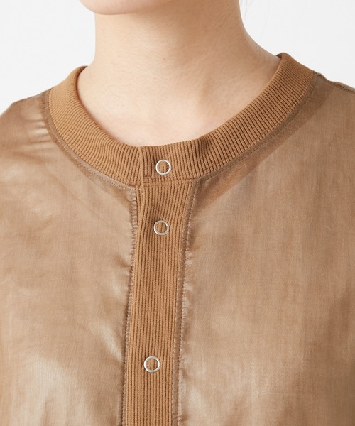 RIVE DROITE（リヴドロワ）の「ドライチンツブルゾン（ブルゾン・レディース・ブラウン・FREE）」の14枚目の写真